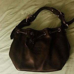 Black Dooney and Burke drawstring purse